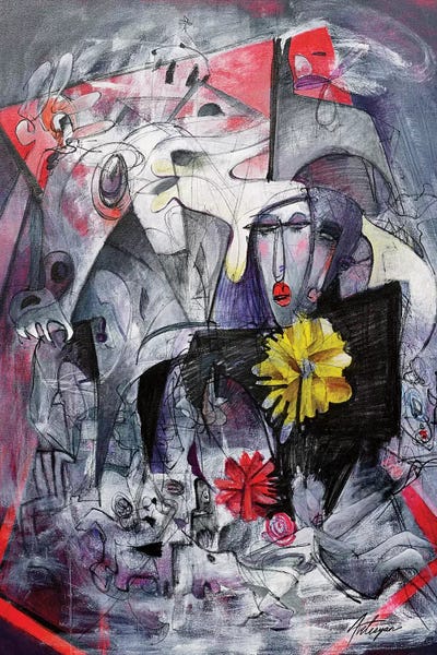 Turmoil by Jack Avetisyan metal wall art