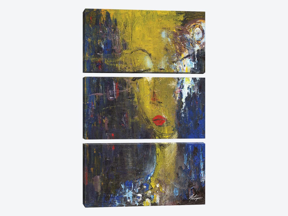 Waiting by Jack Avetisyan 3-piece Canvas Artwork
