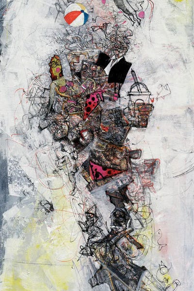 Play Time by Jack Avetisyan metal wall art