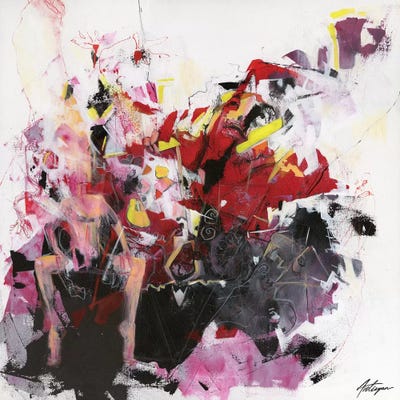 Conversations I by Jack Avetisyan metal wall art