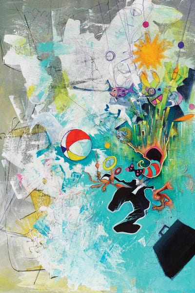 Unraveling by Jack Avetisyan metal wall art