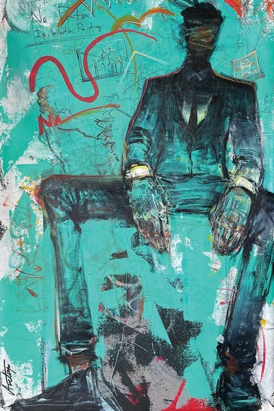 Homme At Home: No Picture Is Worth Painting by Jack Avetisyan