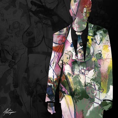 Conversations IV by Jack Avetisyan metal wall art