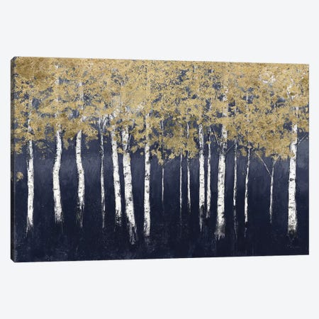 Shimmering Forest Indigo Canvas Print #JAW101} by James Wiens Canvas Artwork