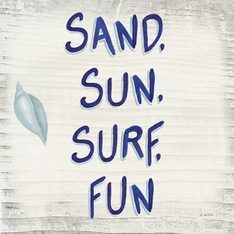 Beach Time VIII Sq by James Wiens wall art
