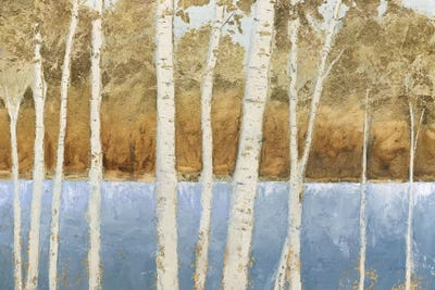 Lakeside Birches by James Wiens multi panel art