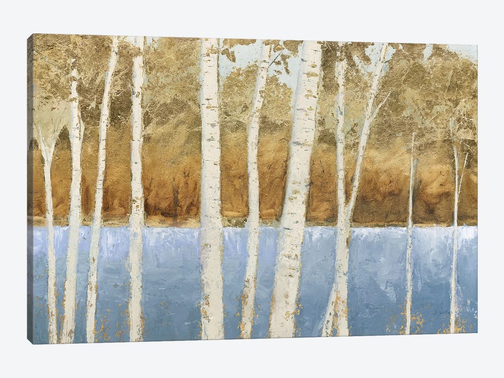 Lakeside Birches by James Wiens 1-piece Art Print