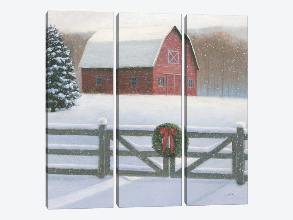 Christmas Affinity VI Crop by James Wiens 3-piece Canvas Artwork