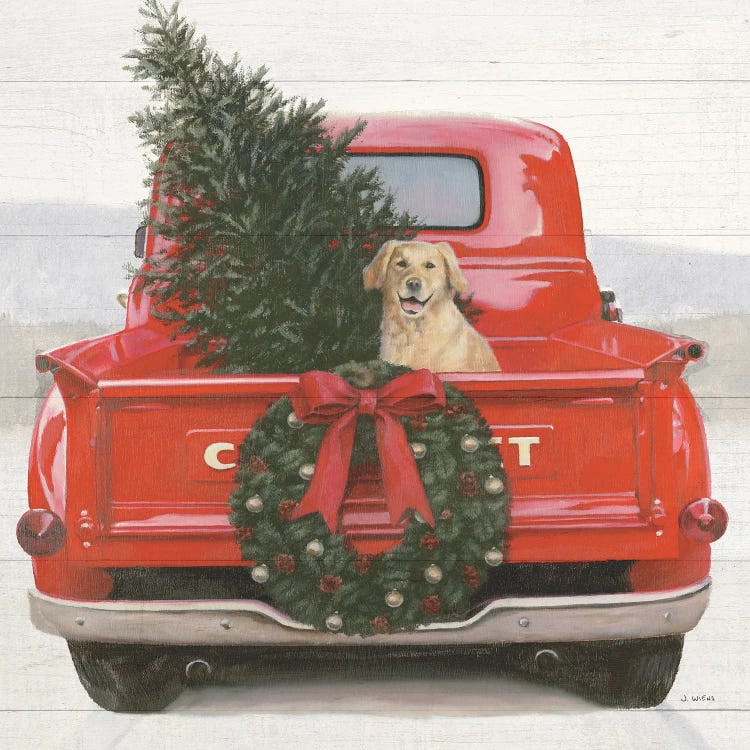 Christmas in the Heartland IV Crop by James Wiens wall art