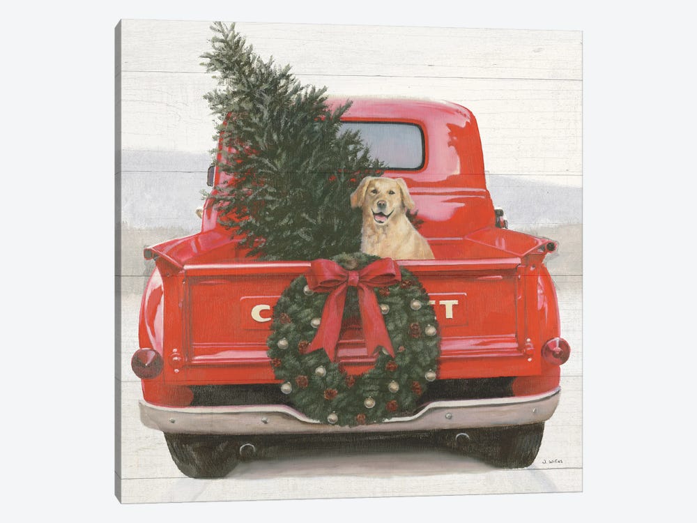 Christmas in the Heartland IV Crop by James Wiens 1-piece Canvas Wall Art