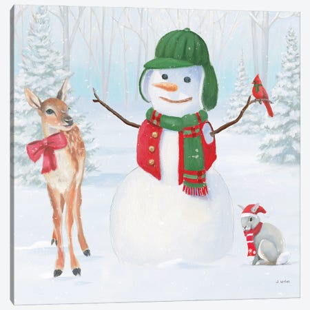 Dressed For Christmas II Crop Canvas Print #JAW162} by James Wiens Canvas Artwork