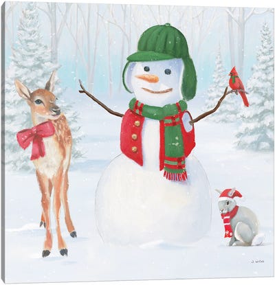 Dressed For Christmas II Crop Canvas Art Print - James Wiens