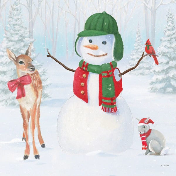 Christmas Animals: Dressed For Christmas II Crop by James Wiens