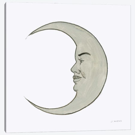 Moon Canvas Print #JAW167} by James Wiens Canvas Print