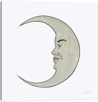 Moon Canvas Art Print - James Wiens