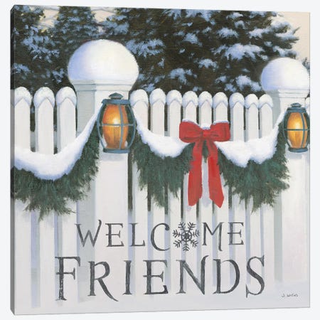 Welcome Friends Canvas Print #JAW16} by James Wiens Canvas Wall Art
