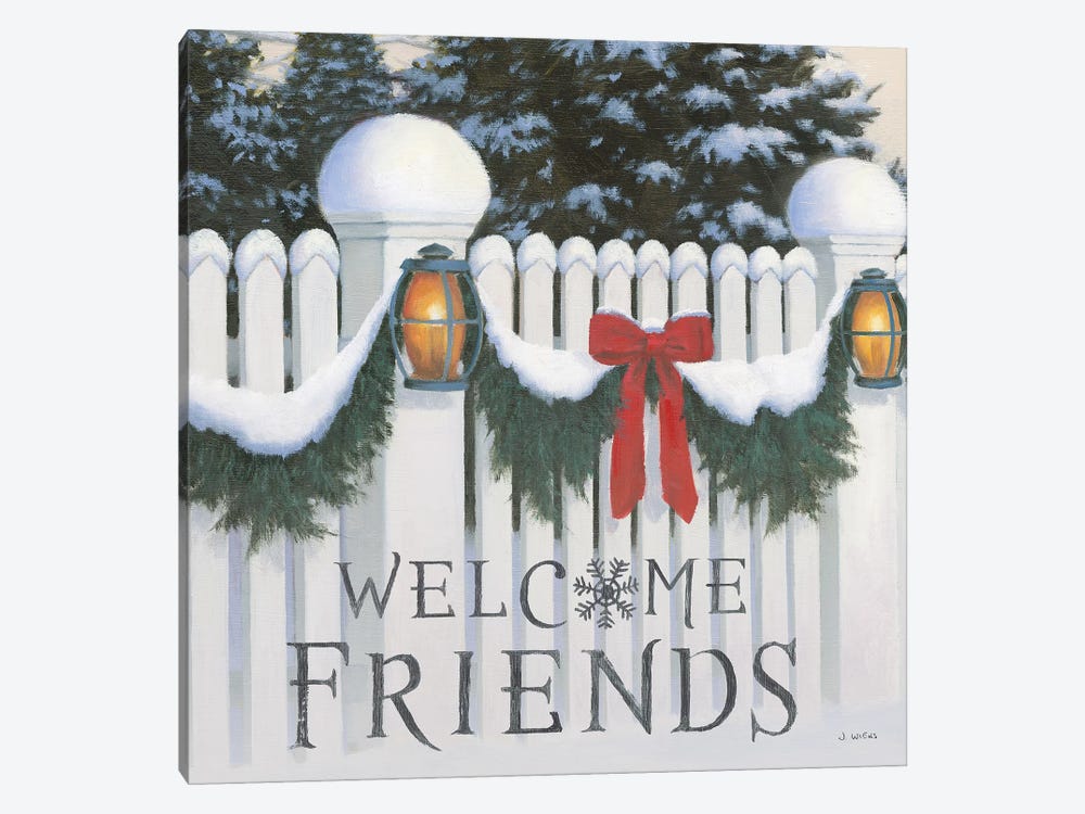 Welcome Friends by James Wiens 1-piece Canvas Wall Art