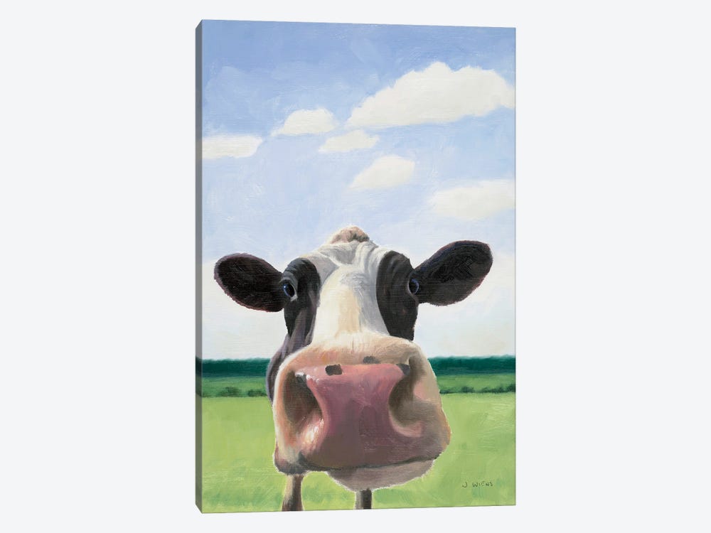 Funny Cow by James Wiens 1-piece Art Print