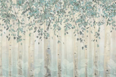 Dream Forest I Silver Leaves by James Wiens canvas print