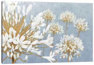 Golden Spring Blue Gray Canvas Art Print - James Wiens