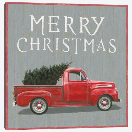 Christmas Affinity XI Merry Christmas Canvas Print #JAW60} by James Wiens Canvas Art