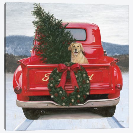 Christmas in the Heartland IV Ford Canvas Print #JAW68} by James Wiens Canvas Artwork