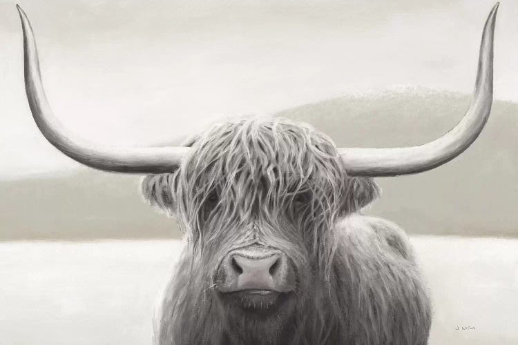 Highland Cow Neutral by James Wiens wall art