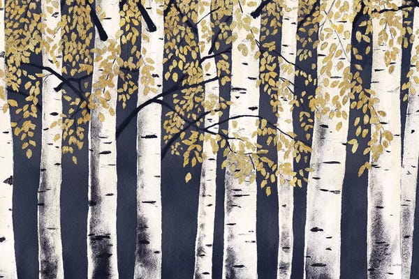 Astronaut: Fresh Forest Indigo Gold by James Wiens