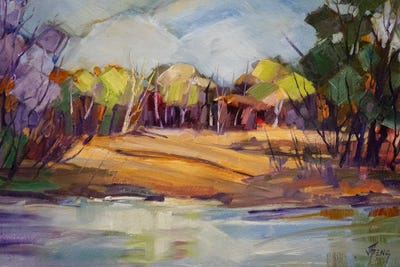 River Journey by Jody Ahrens art print
