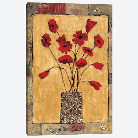 Red Flowers Canvas Print #JBA16} by Judi Bagnato Canvas Art