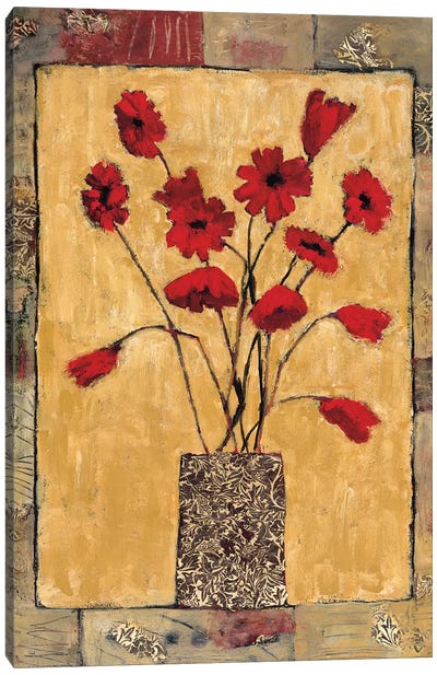 Red Flowers Canvas Art Print