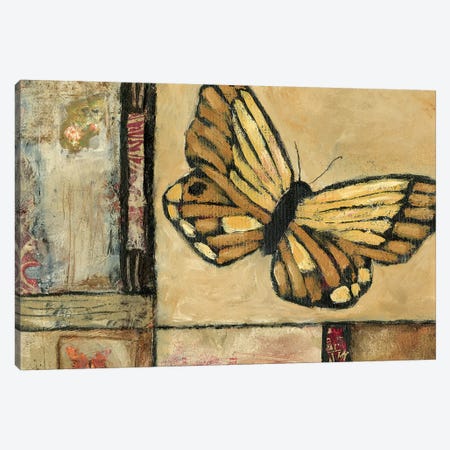 Butterfly In Yellow Canvas Print #JBA2} by Judi Bagnato Canvas Art