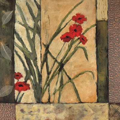 Lilies II by Judi Bagnato framed canvas print