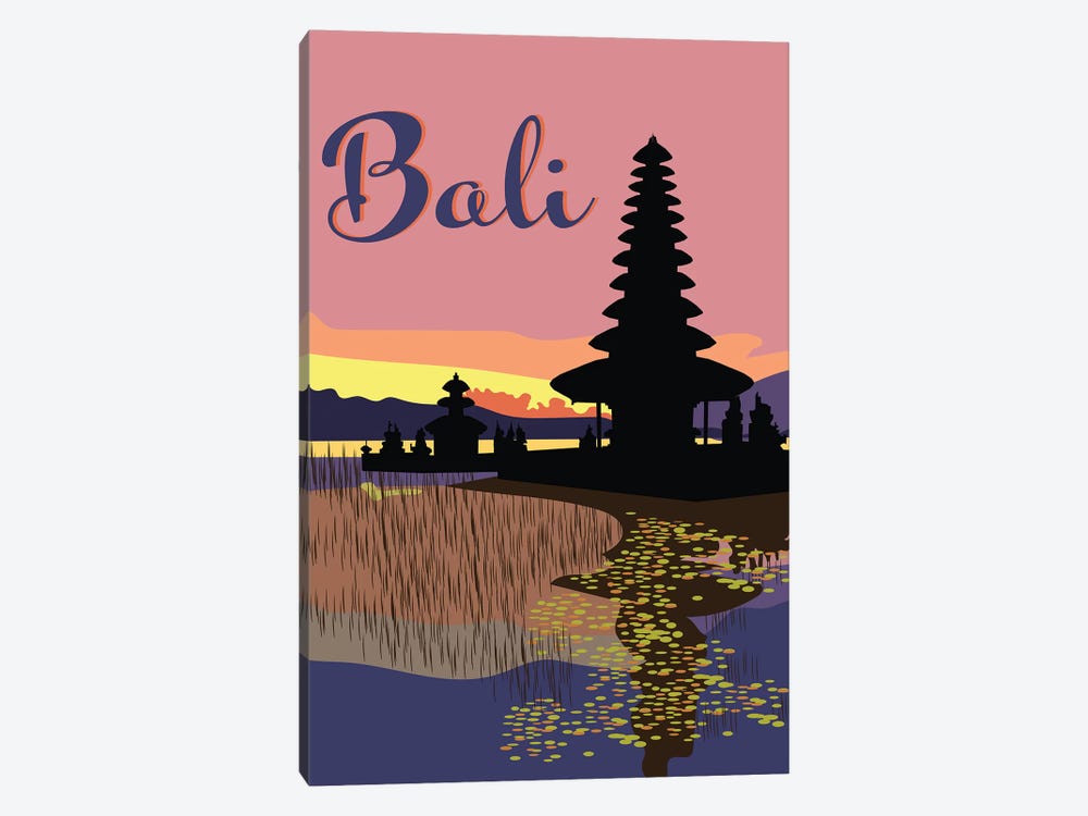 Bali by Jen Bucheli 1-piece Canvas Print
