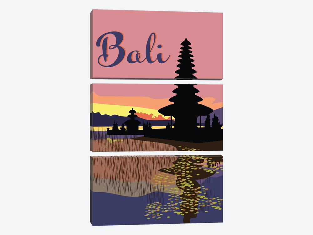 Bali by Jen Bucheli 3-piece Art Print