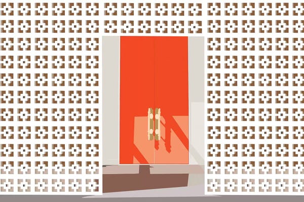 Doors: Mid Century Modern Front Door by Jen Bucheli