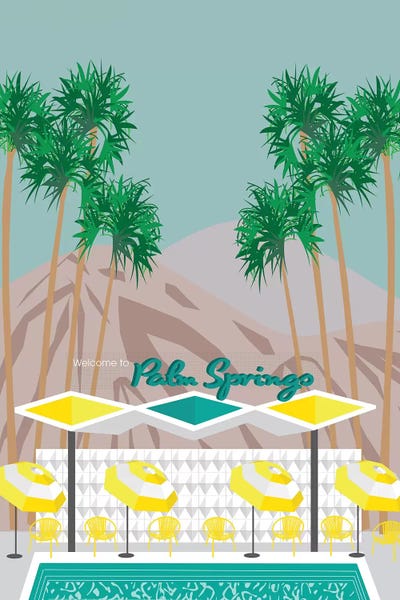 California: Palm Springs Pool by Jen Bucheli