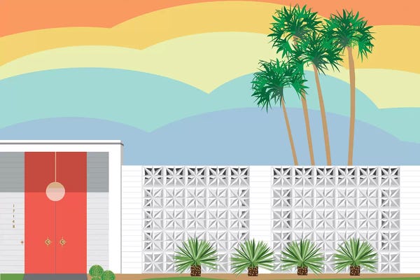 Palm Springs: Palm Springs Sunset by Jen Bucheli