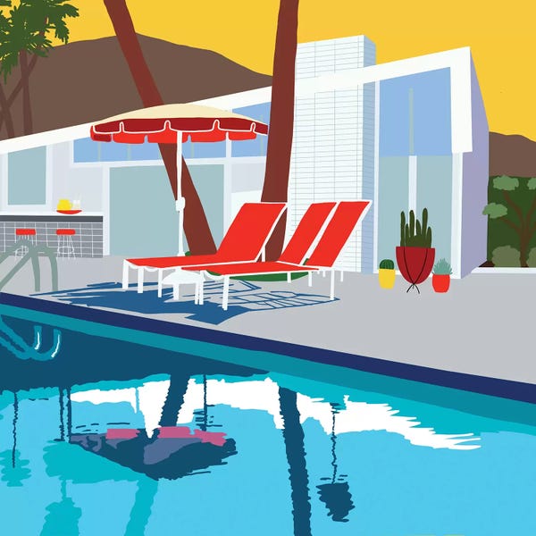 Jen Bucheli: Pool Lounge II by Jen Bucheli