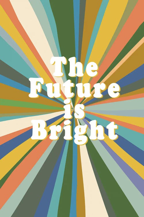 The Future Is Bright by Jen Bucheli canvas print