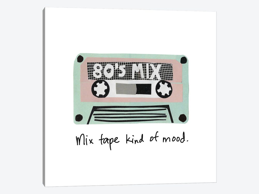 Mix Tape Kind of Mood by Jen Bucheli 1-piece Canvas Wall Art