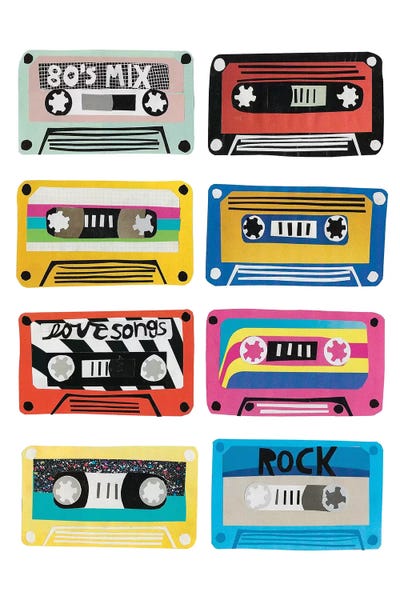 Cassette Tapes: Retro Mix Tapes by Jen Bucheli