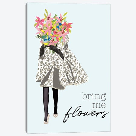 Bring Me Flowers Canvas Print #JBC58} by Jen Bucheli Canvas Print