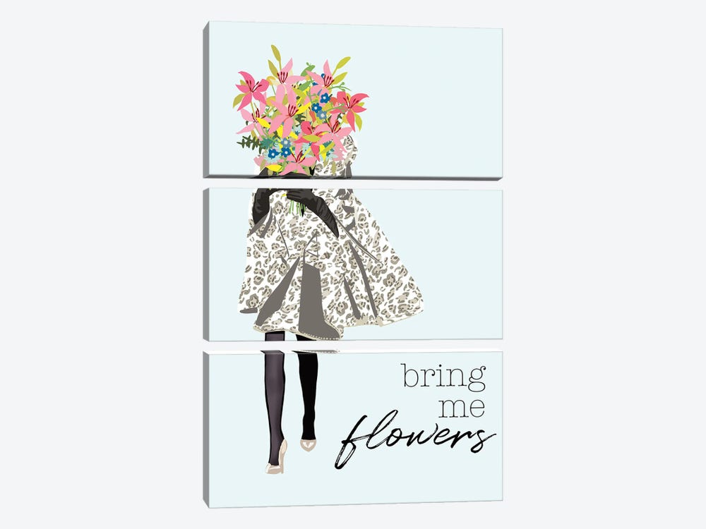 Bring Me Flowers by Jen Bucheli 3-piece Canvas Wall Art