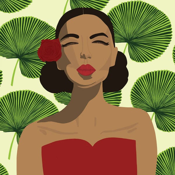 Fine Art Print: Exotic Lady by Jen Bucheli