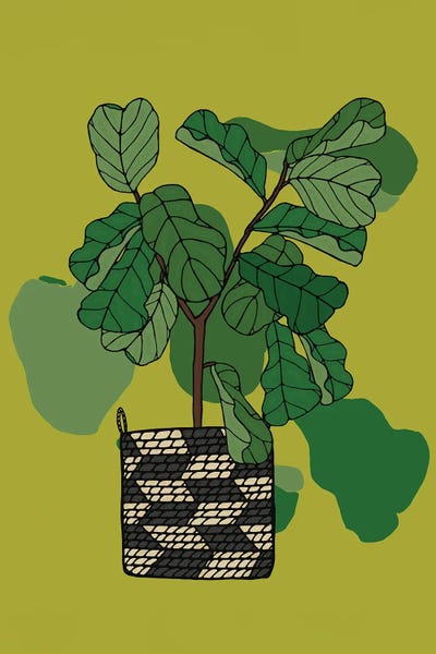 Jen Bucheli: Potted Elephant Ears by Jen Bucheli