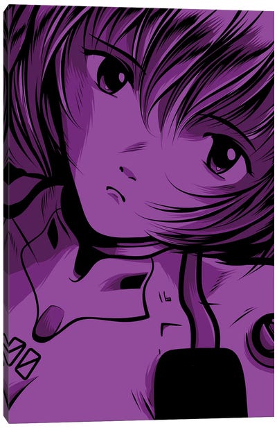 Rei Ayanami Canvas Art Print - Neon Genesis Evangelion
