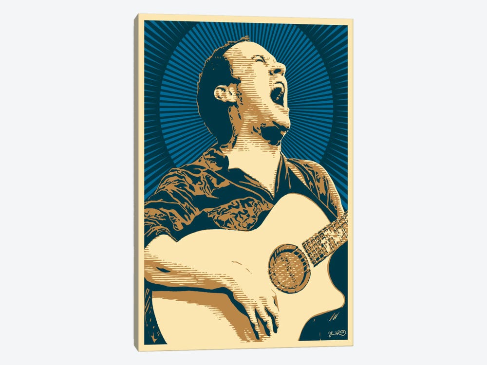 Dave Matthews by Joshua Budich 1-piece Canvas Print