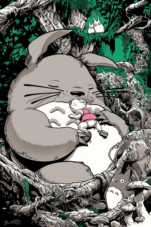 Totoro II by Joshua Budich wall art