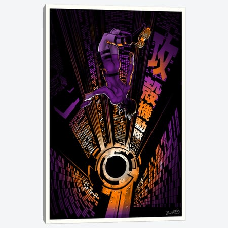 Ghost In The Shell Canvas Print #JBD16} by Joshua Budich Canvas Print